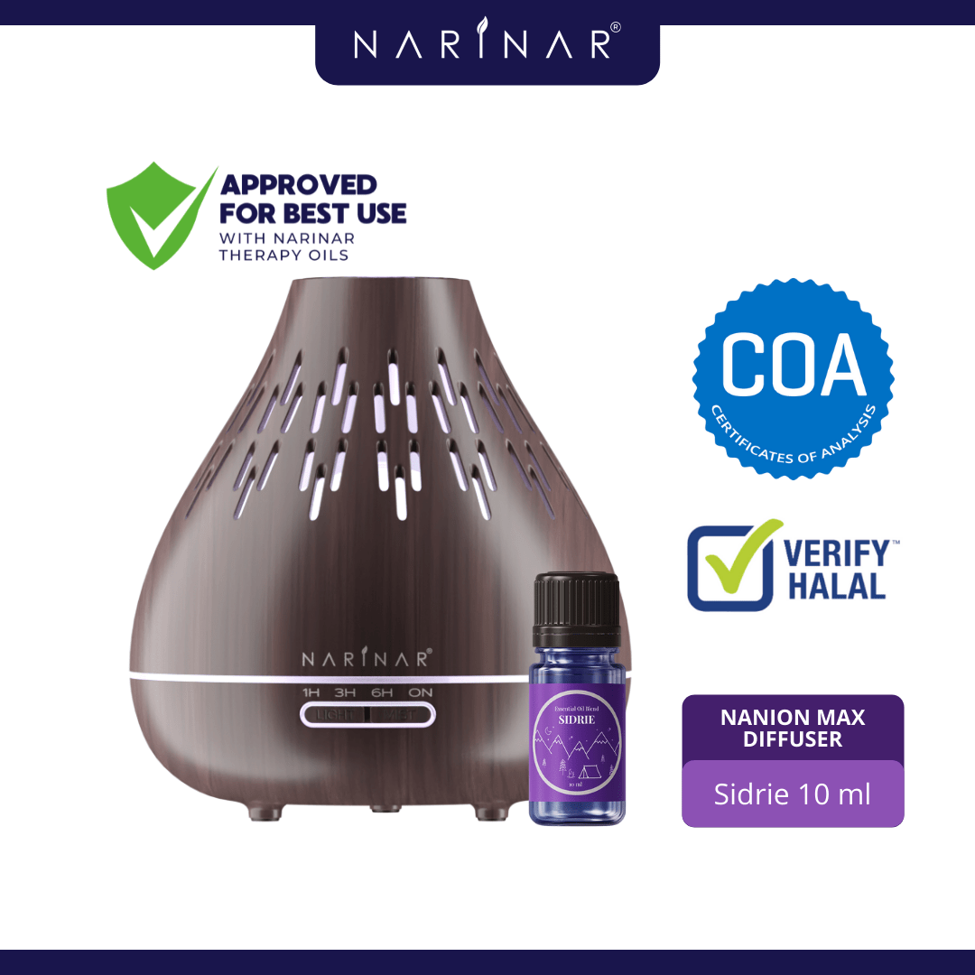 Narinar Calm The Storm Set – Nanion Max Sidrie Aromatherapy Air Diffuser