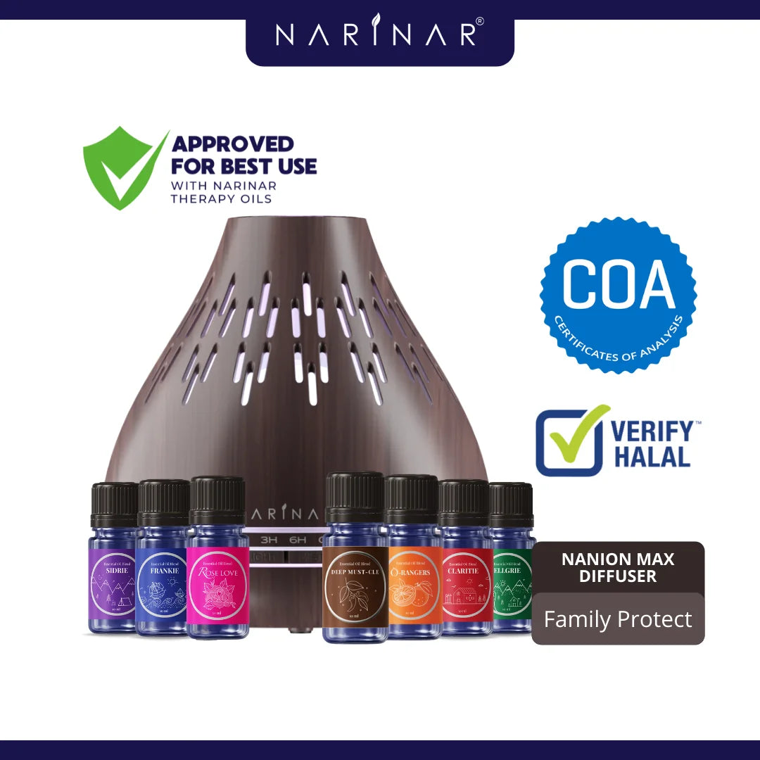 Nanion Max Diffuser Family Protect – Aromatherapy Essential Oil Air Diffuser