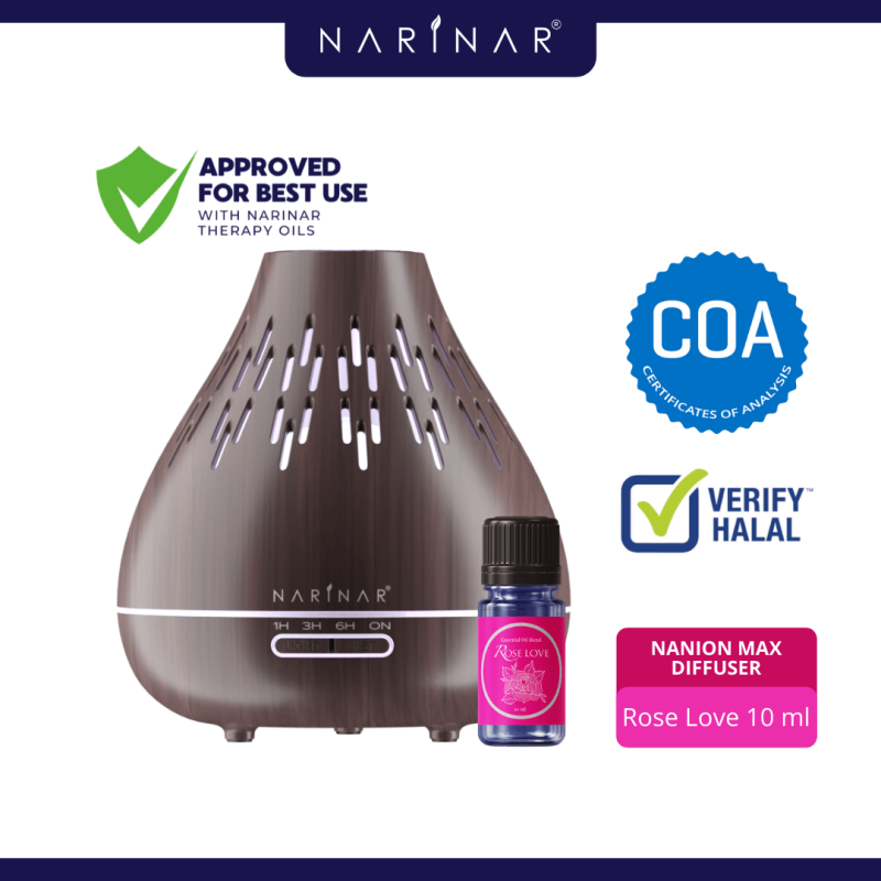 Narinar Rose Love Series Set – Nanion Max Rose Love Aromatherapy Air Diffuser