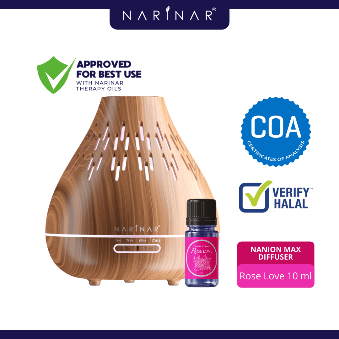 Narinar Rose Love Series Set – Nanion Max Rose Love Aromatherapy Air Diffuser