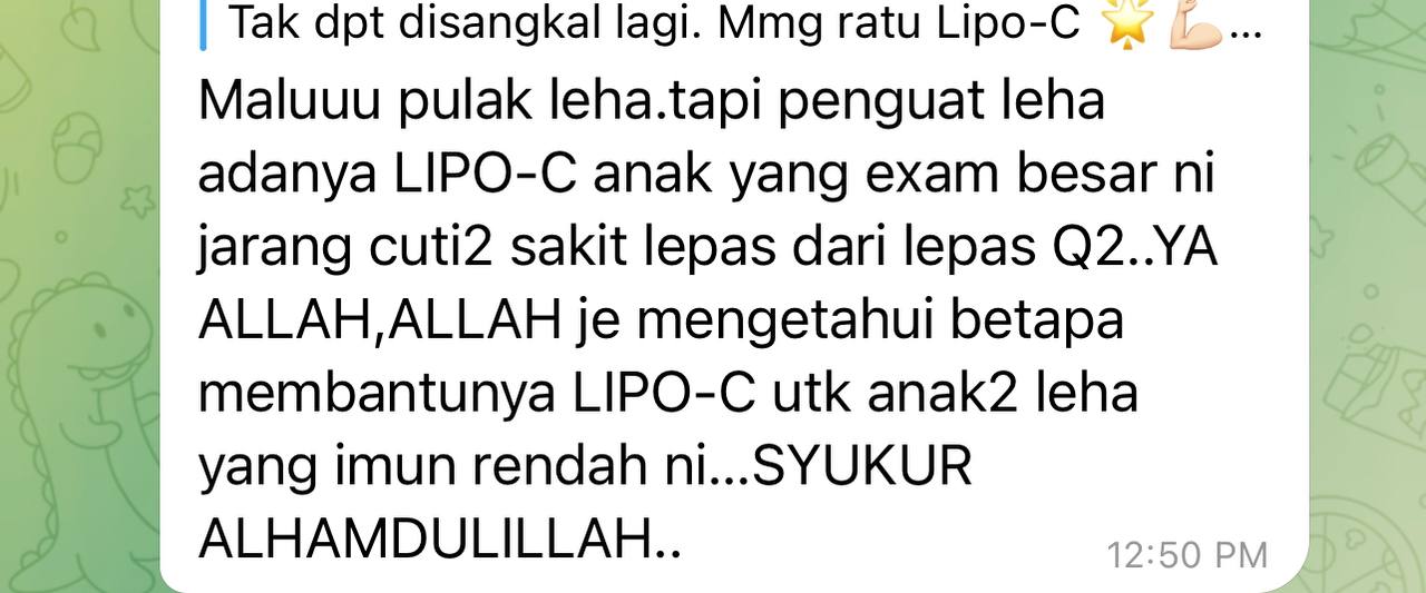 (30 Sachet for 1 month) Lipo C Botanical Drink - Fast Boost Immune and Skin Beauty (SUGAR FREE)