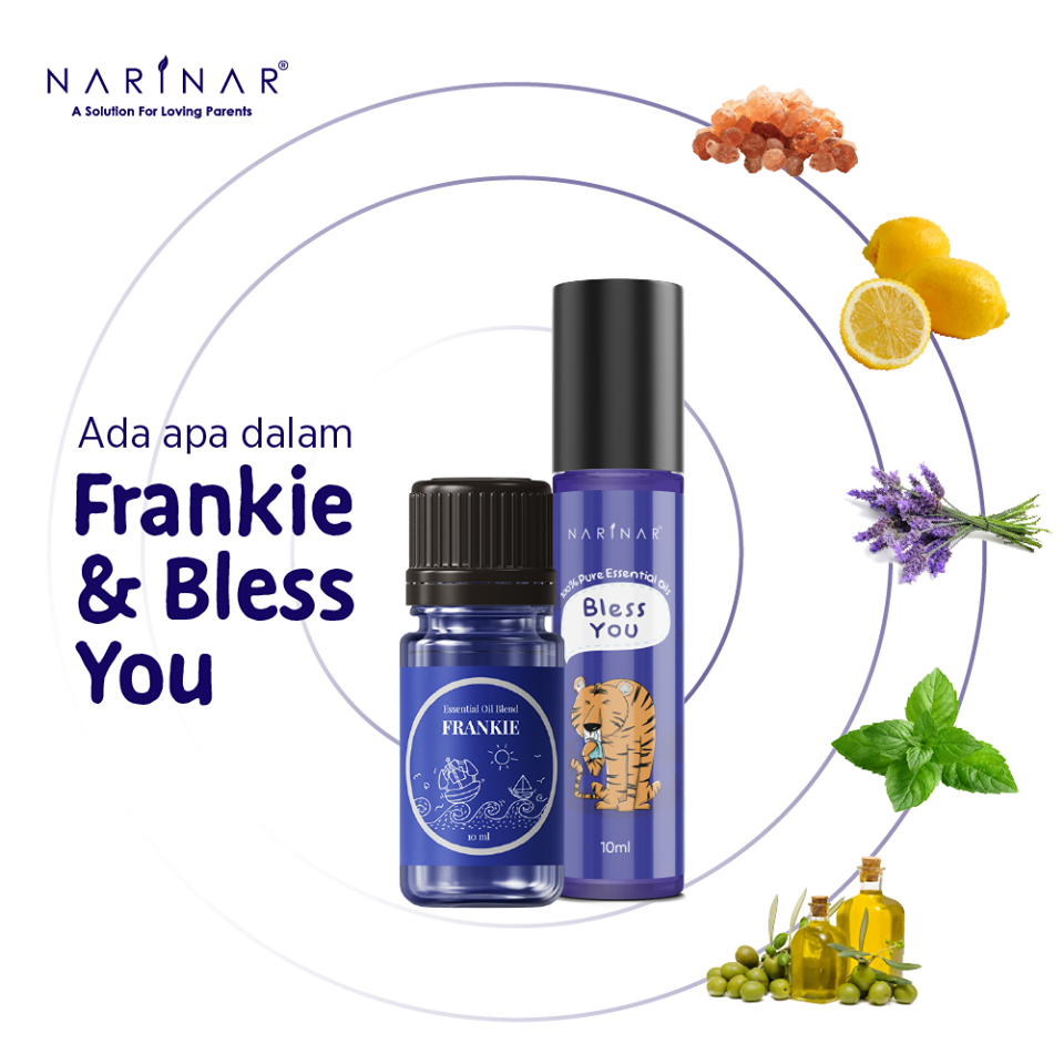Ada apa Dalam Frankie dan Bless You Blended Essential Oils?