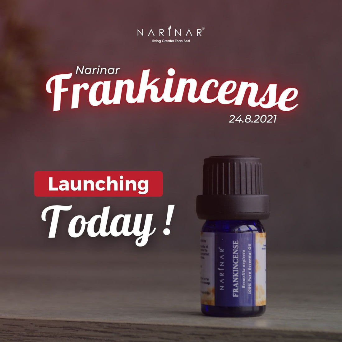 NIKMATI AROMA "THE KING OF OILS" FRANKINCENSE ESSENTIAL OIL