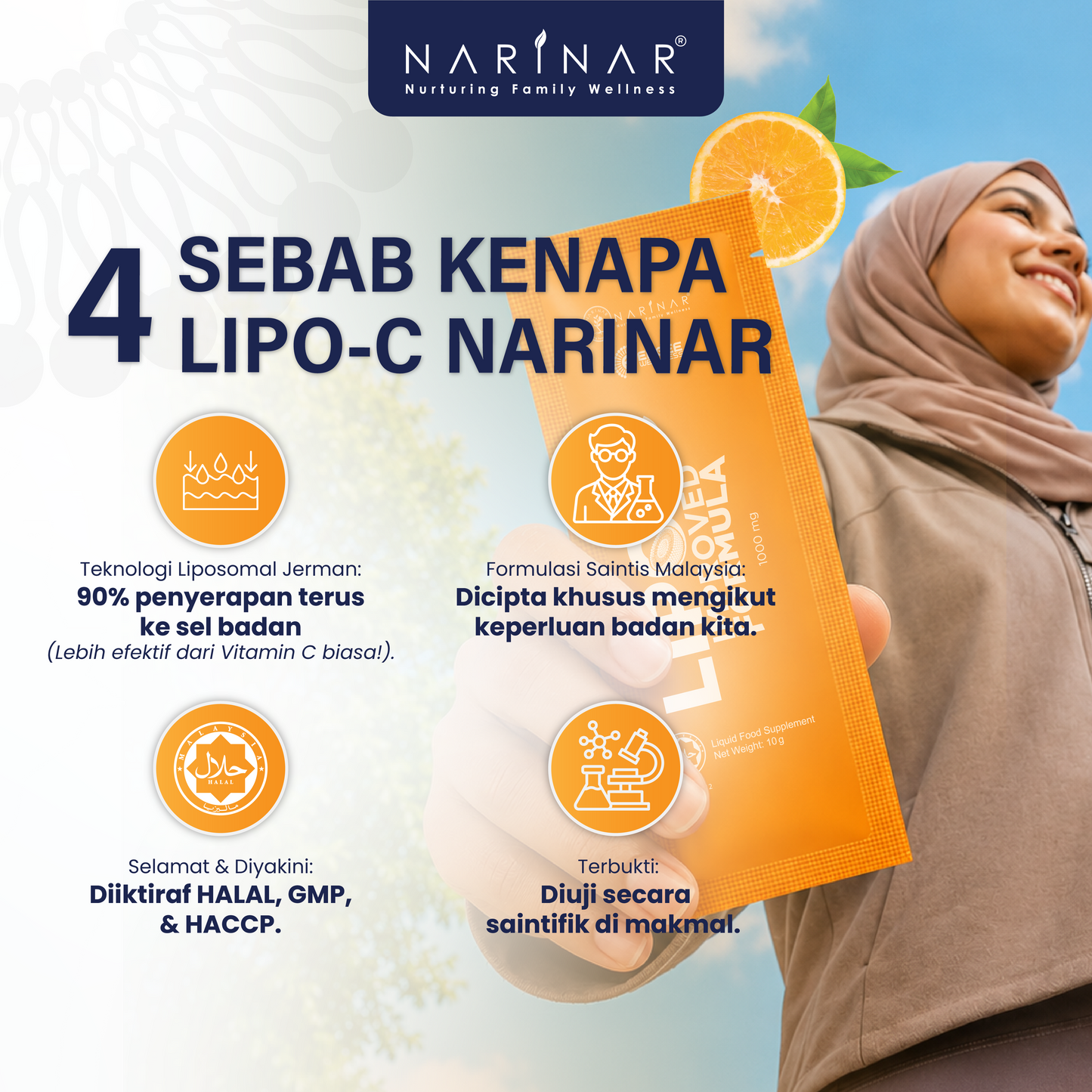 [PRE ORDER] [LIPO C IMPROVED FORMULA!] Liposomal Vitamin C Botanical Drink 1 Box (10 satchet)