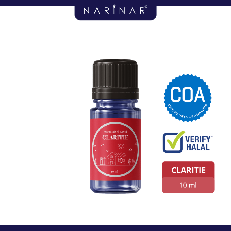 Narinar Claritie – Blended Series Aromatherapy Essential Oil (10ml)