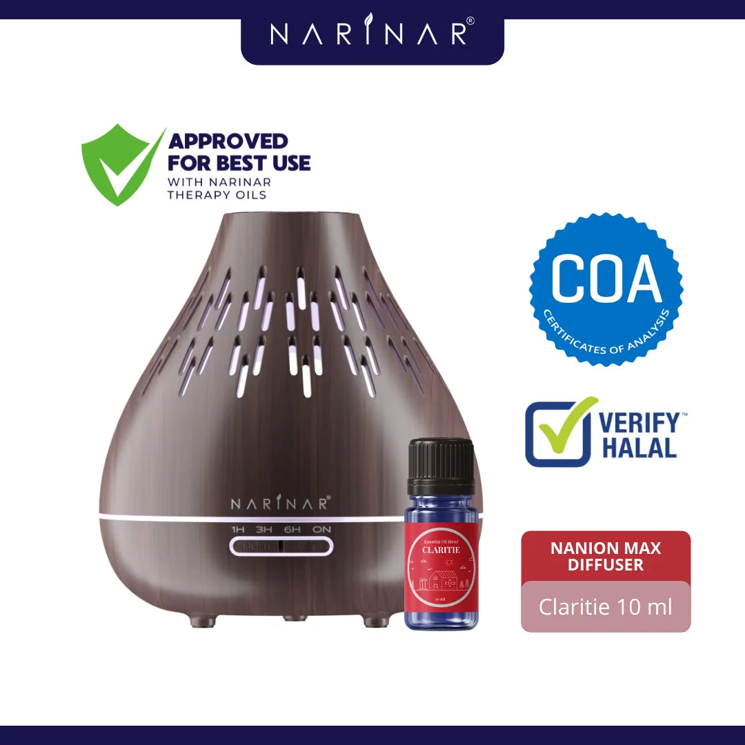 Narinar Geniyus Set – Nanion Max Claritie Aromatherapy Air Diffuser