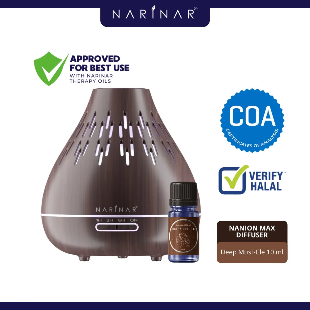 Narinar I Am Stronger Set – Nanion Max Deep Must-Cle Aromatherapy Air Diffuser