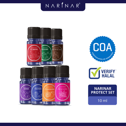 Narinar Protect Set – Blended Oil Series Aromatherapy Essential Oil (10ml)