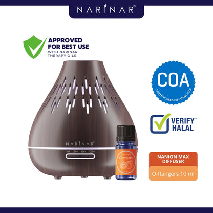 Narinar Protect Set – Nanion Max O-Rangers Aromatherapy Air Diffuser
