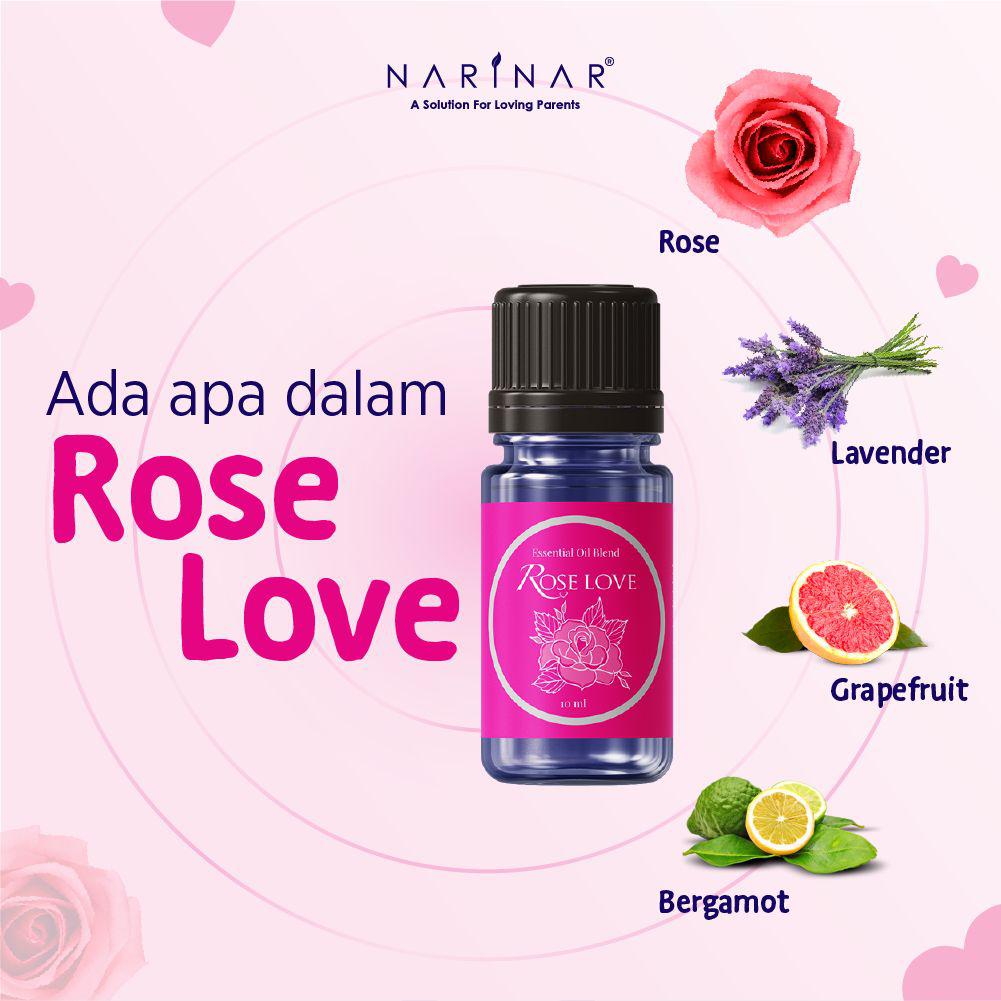Narinar Rose Love – Blended Oil Series Aromatherapy Essential Oil (10ml)